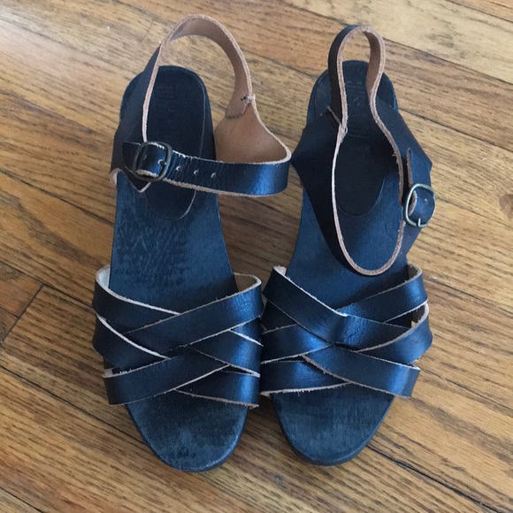 Bosabo Hasbeen Black French Clog size 8 - Picture 1 of 7